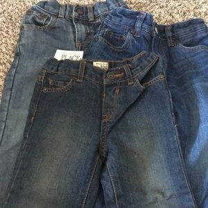 Set of name brand jeans